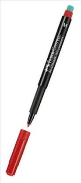 Picture of Faber Castell Multimark Permanent Kırmızı Kalem