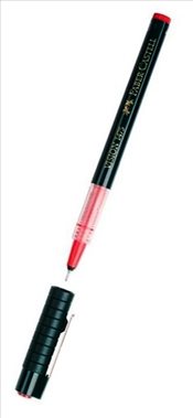 FABER CASTELL VISION İĞNE UÇLU KIRMIZI PİLOT KALEM