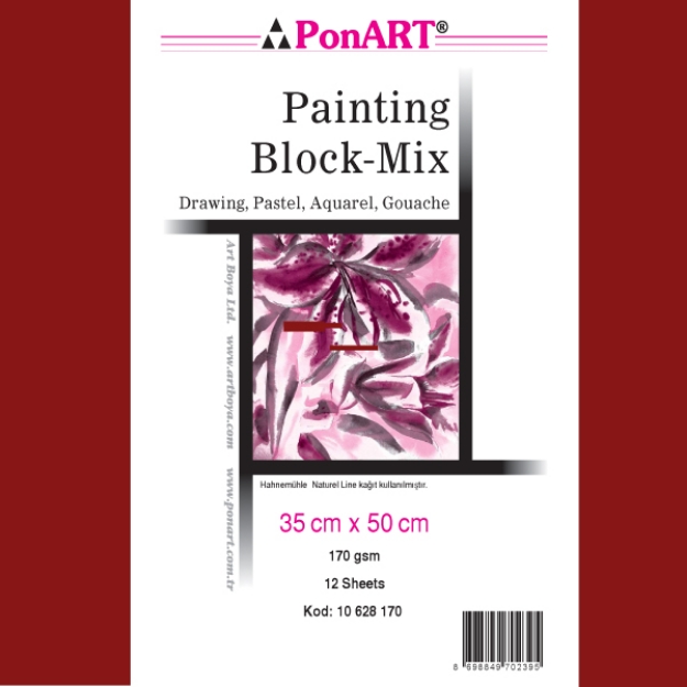 Picture of Ponart 35x50 12 Yaprak Resim Defteri 