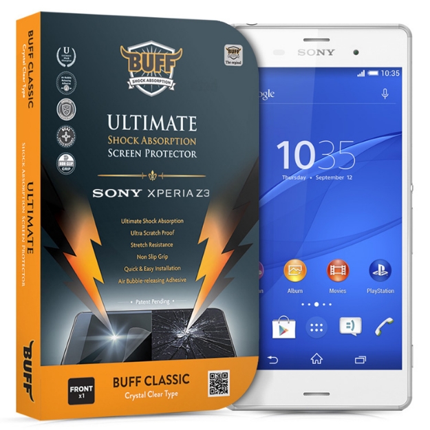 Picture of Buff Xperia Z3 Darbe Emici Ekran Koruyucu Film