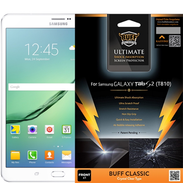 Picture of Buff Samsung Galaxy Tab S2 (T810) Darbe Emici Ekran Koruyucu Film