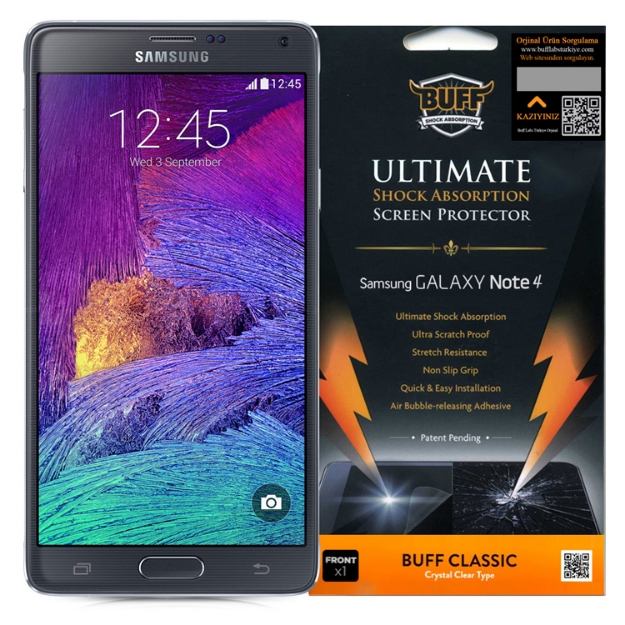 Picture of Buff Galaxy Note 4 Darbe Emici Film