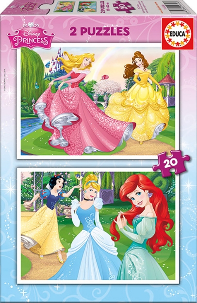 Picture of Educa Disney Princess 16846 2 Adet 20 Parça Puzzle
