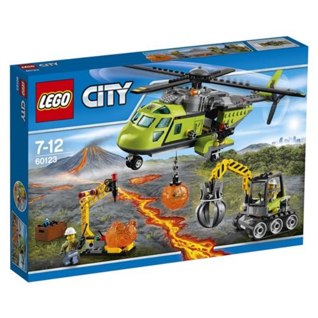 Picture of Lego 60123 Volcano Helicopter