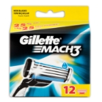 Picture of Gillette Mach3 Yedek Tıraş Bıçağı 12li
