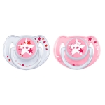 Picture of Philips Avent 0% BPA Yalanci Emzik 6-18 Ay Karanlıkta Parlar 2li- Pembe