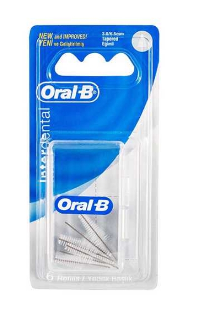 Picture of Oral-B Arayüz Diş Fırçası Yedeği Eğimli 6 Adet