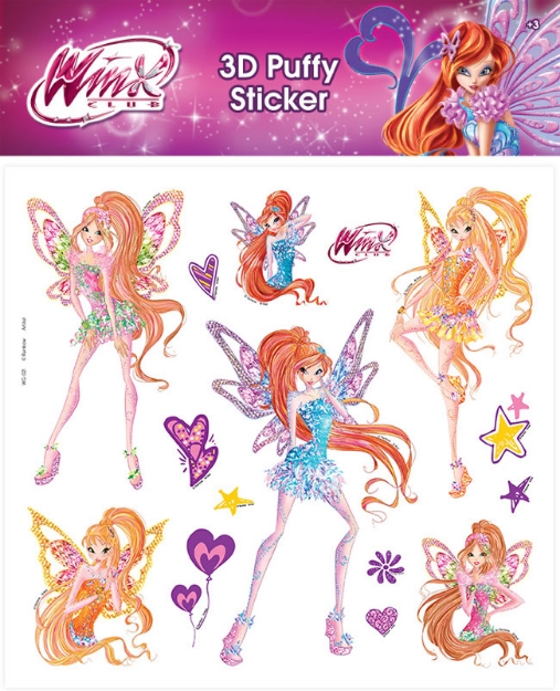 Picture of Winx 3D Puffy Sticker WG-021
