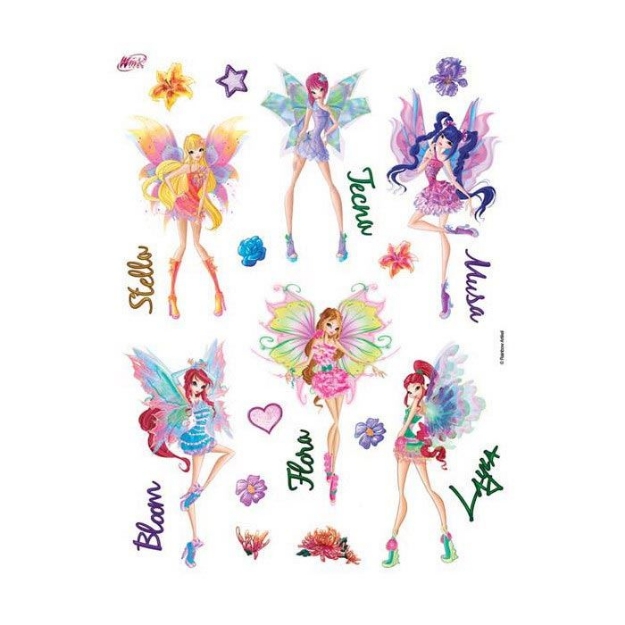 Picture of Fosforlu Duvar Sticker Winx 29 cm FS-201