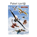 Picture of Dragons Duvar Sticker 68x48 cm DW-002