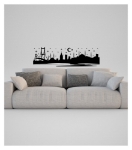 Picture of Eski İstanbul Gece Vinil Duvar Sticker 90x26 cm DP-871