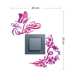 Picture of Kelebekler-1 2 Adet Priz Sticker DP-1190