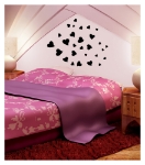 Picture of Kadife Duvar Sticker Modern KalplerDP-275