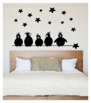 Picture of Kadife Duvar Sticker Cuties Tombul Kuşlar DP-041
