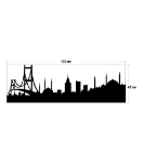 Picture of Kadife Duvar Sticker Cities İstanbul-7 DP-805