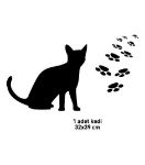 Picture of Kadife Duvar Sticker Kedi DP-761