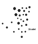 Picture of Kadife Duvar Sticker Çiçek-4 DP-779