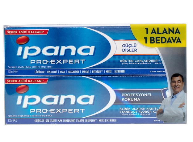 Picture of Ipana Pro-Expert Güçlü Dişler 100 ml + Profesyonel Koruma 100 ml