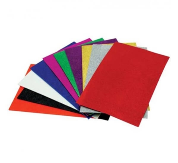 Picture of Simli Yapışkanlı EVA Köpük 20x30 cm - 2 mm Kalınlık 10’lu Renkli Paket