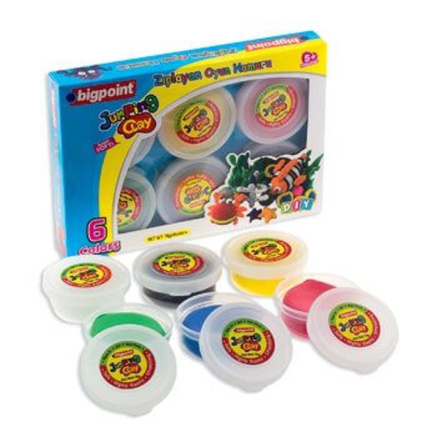Picture of Big Point Proje Hamuru 6 Renk - 28 gr Model Hamuru Seti