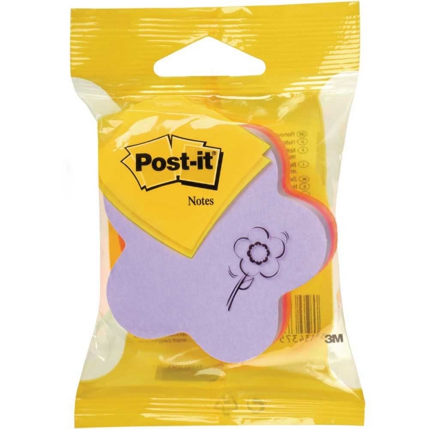 Picture of 3M Post-it 2007SP Yapışkanlı Not Kağıdı Çiçek Şeklinde 225 Yaprak 