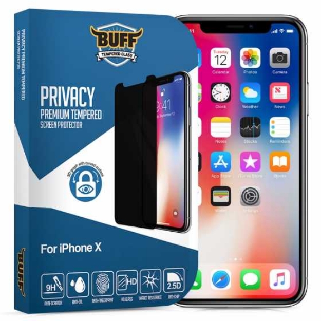 Picture of Buff iPhone X Privacy Ekran Koruyucu