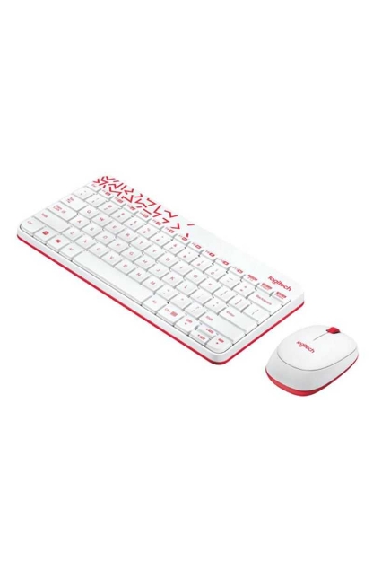 Picture of Logitech Mk240 Mini Beyaz Kablosuz Set (Kablosuz Klavye ve Mouse)