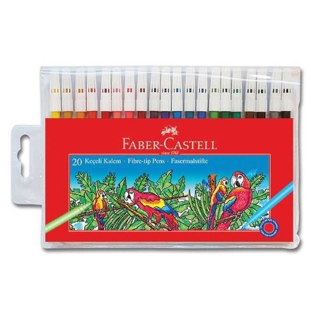 Faber Castel 20 Renk Keçeli Boya Kalemi Seti Faber Castel 20 Renk Keçeli Boya Kalemi Seti