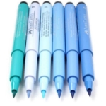 Picture of Faber Castell Pitt Çizim Seti Gök Tonları 6 Renk