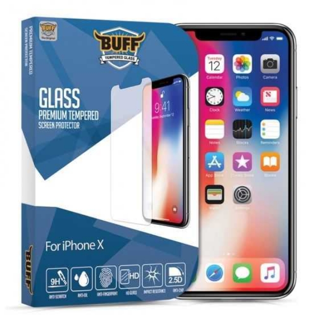 Picture of Buff Iphone X Glass Premium Tempered Screen Protector Ekran Koruyucu