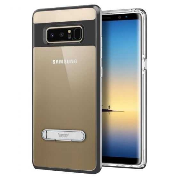 Picture of Buff Samsung Galaxy Note 8 Air Bumper Kılıf - Space Gray
