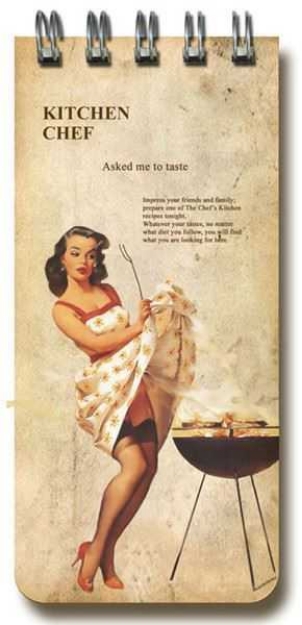 Picture of Pin-up Kızları - Aşçı Sert Kapaklı Not Defteri