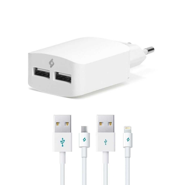 Picture of Ttec 2SCS02 Quick Charger Duo Seyahat Şarj Cihazı Usb 3.1A - Beyaz