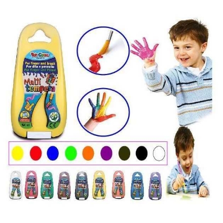 Toy Colour Multi Tempera 150ml Parmak Boyası detaylarını göster Toy Colour Multi Tempera 150ml Parmak Boyası resmi