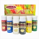 Picture of Artebella Universal Akrilik Boya Seti 6lı (30 ml) - Başlangıç & Hobi İçin Canlı Renkler