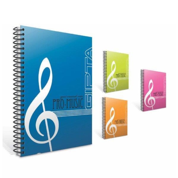 Picture of Gıpta 60 Yaprak A4 Spiralli Müzik Defteri