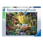 Picture of Ravensburger 1500 Parça Puzzle Tigers
