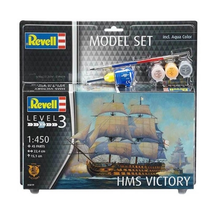 Revell 1:450 Model Set H.M.S. Victory Amiral Nelson Gemisi detaylarını göster Revell 1:450 Model Set H.M.S. Victory Amiral Nelson Gemisi resmi