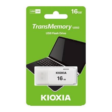 Kioxia 16 GB 2.0 USB Bellek Beyaz detaylarını göster Kioxia 16 GB 2.0 USB Bellek Beyaz resmi