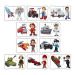 Picture of MİNİQ TOYS Meslekler ve Taşıtlar Puzzle Seti