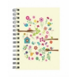 Picture of Lovely / Spring 14x20 Spiralli Sert Kapak 96 Yaprak Çizgili Defter