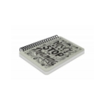 Picture of Raw Grey / Never 14x21,5 Sert Kapak Spiralli 90 Yaprak Çizgisiz Defter
