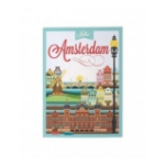 Picture of I Love Travelling / Amsterdam 20x27 Karton Kapak 60 Sayfa Çizgili Defter
