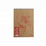 Picture of Kraft A5 14,8x21 Karton Kapak Spiralli 50 Yaprak Çizgisiz Eskiz Defteri
