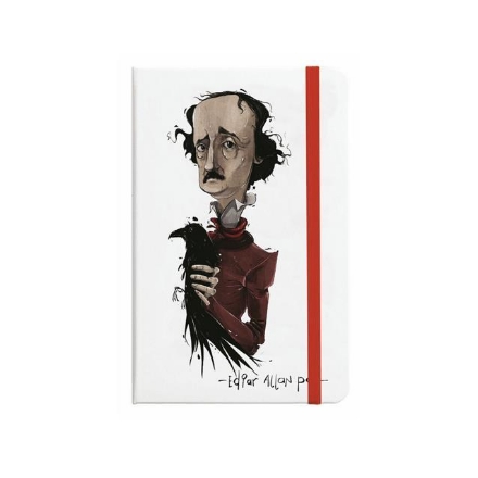 Edgar Allan Poe 15x10,5 Sert Kapak Lastikli 96 Yaprak Çizgisiz Defter detaylarını göster Edgar Allan Poe 15x10,5 Sert Kapak Lastikli 96 Yaprak Çizgisiz Defter resmi