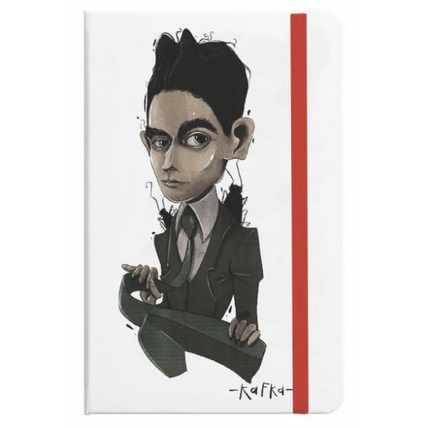 Picture of Kafka 15x10,5 Sert Kapak Lastikli 96 Yaprak Çizgisiz Defter