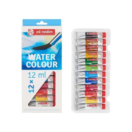 Talens Art Creation 12 Renk 12 ml. Water Colour Sulu Boya Seti detaylarını göster Talens Art Creation 12 Renk 12 ml. Water Colour Sulu Boya Seti resmi