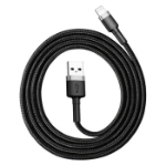 Picture of Baseus Cafule 2.4 A Lightning 480 Mbs 1 Metre Gri Şarj Kablosu
