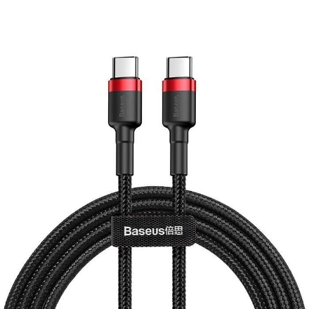 Baseus Cafule Series 3A Type-C 1 Metre Şarj Kablosu Siyah detaylarını göster Baseus Cafule Series 3A Type-C 1 Metre Şarj Kablosu Siyah resmi
