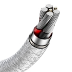 Picture of Baseus Cafule Metal Serisi 40W 1 Metre Type-C Beyaz Şarj Kablosu